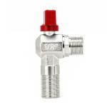 General Water Tap 2 Way Angle Valve Power Female / Male Connection