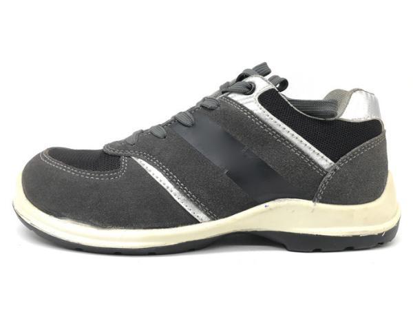 Soft Leather Mens Comfortable Work Shoes Eva Outsole Normal Size Anti penetratio