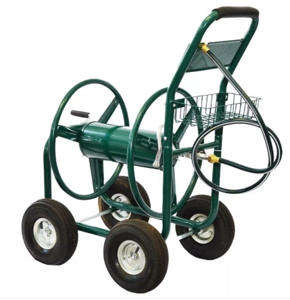 Stainless Steel Garden Water Hose Reel Cart The Perfect Tool for Cleaning and