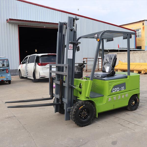 Electric Forklift Truck with 420Ah Battery and 1500kg Load Capacity for Front