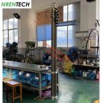 12m lockable pneumatic telescopic mast 30kg payloads 2.55m closed height, work