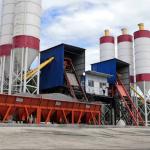 Universal Sicoma Dry Concrete Mixing Plant Material Conveying System On Site
