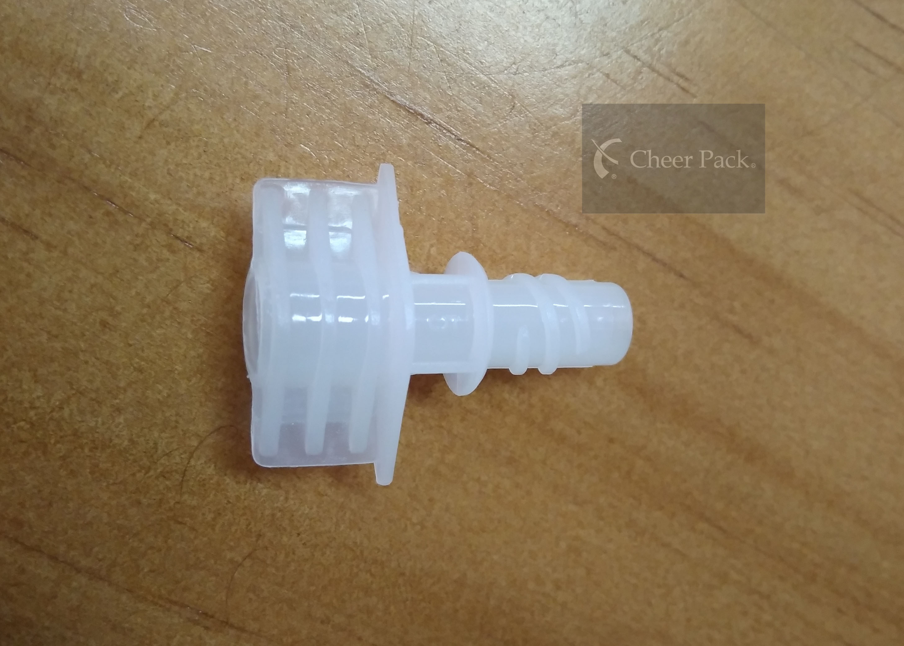 Blue Color Plastic Pour Spout Caps For Stand Up Doypack , Inner Diameter 5 Mm