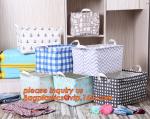 Custom Mini Folding Collapsible Storage Canvas Laundry Basket,Baby toy storage