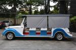 Lithium Battery Operated Retro Electric Car , 8 Seats Electric Passenger Vehicle