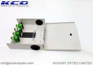 Wholesale 8 Core Fiber Optic Terminal Box FTB OTB /FTTH Wallmount Termination Box SC APC Steel Tape from china suppliers