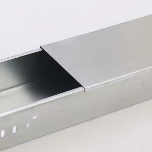 Wholesale 100mm Width Non Flammable Solid Bottom Cable Tray For Safe And Cable Management from china suppliers