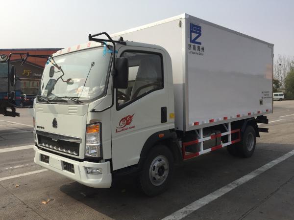 FRP Refrigerated freezer box truck 4 to 8 tons RHD / LHD for seafood transport