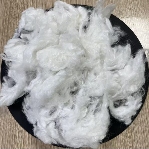 Quality Flame Retardant Viscose Polyester Fiber 70-30 Blend White for sale