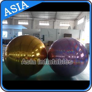 Wholesale Inflatable Helium Advertising Mirror Balloon / Giant Inflatable Mirror Ball Ground from china suppliers