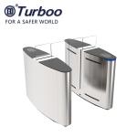 Durable Office Security Gates / Pedestrian Turnstile Gate Precise Positioning