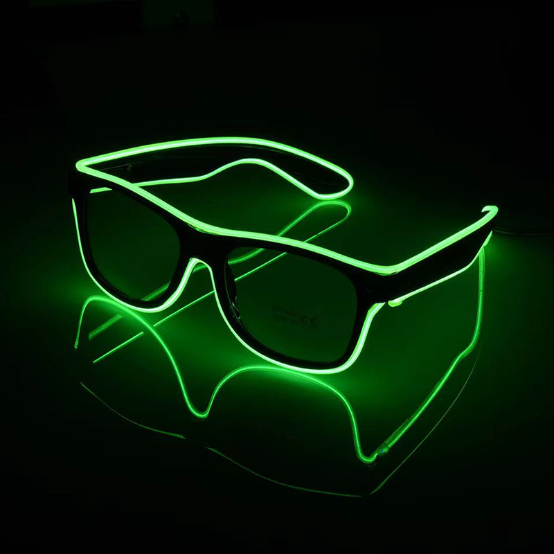 Luminous Glasses Blinds Glow Sunglasses For Party Bar Flash LED Light Toys Easy