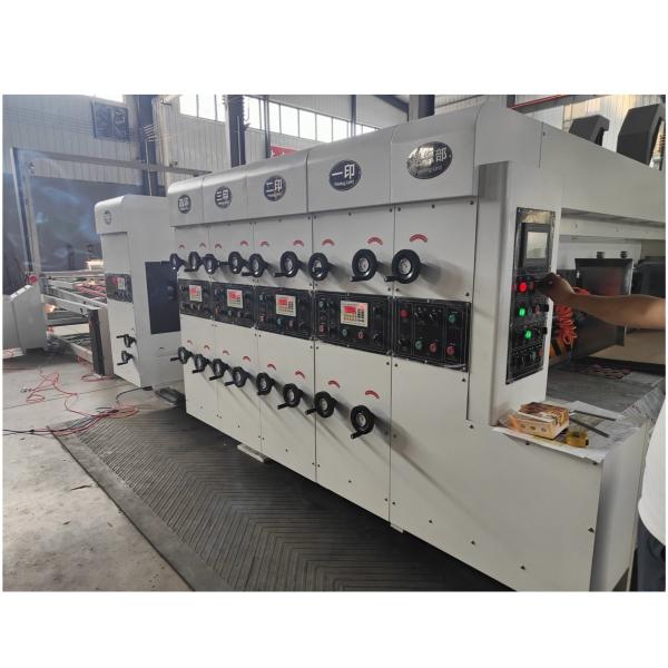 1200*960*2200mm Vacuum Transfer Flexo Printing Slotting Die Cutting Carton