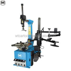 Wholesale Powerful 1.1KW Motor Automotive Tire Changer 220V Tilt Back With Help Arms from china suppliers