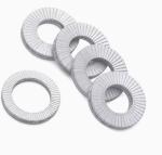 Double Fold Self Locking Washer for Anti Loosing in Bonded Stainless Steel