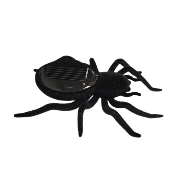 Mini Gag Hot Selling Eco-friendly Solar Powered Solar Insect Plush Spider Solar Toys for Children
