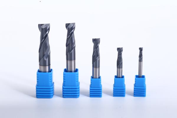 SUPAL 4 Flute Blue Coating Solid Carbide End Mill Milling Cutter For HRC65