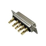 40AMP D-SUB 5W5 Female Connector Cup Pin Type High Current For Cable