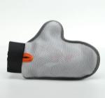Eco - Friendly Pet Grooming Glove PVC And Mesh Cloth Material Easy Cleaning