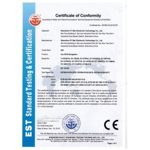 Shenzhen Anstar Intelligent Connected Technology Co., Ltd. Certifications