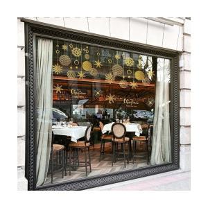 Wholesale Peel and Stick PVC Transparent Christmas Decorative Film for Home or Store Glass Door or Window Protects from Sun Damage from china suppliers