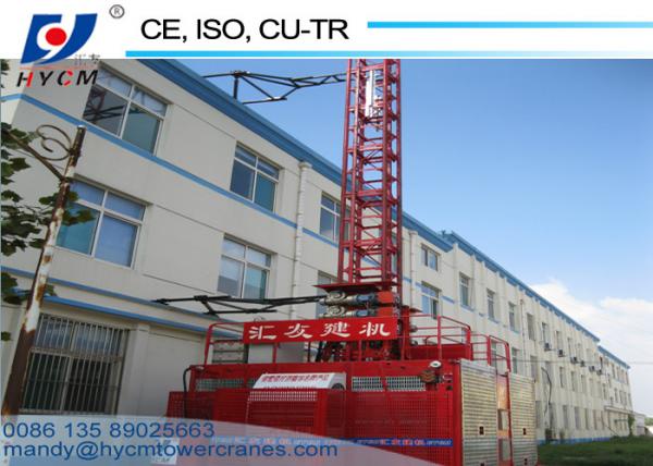 Quality SC200/200 50m High Double Cages Passenger Lift for sale