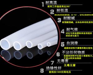 Wholesale Id1mm X Od2mm X 100m White PTFE Hose For High Temperature from china suppliers