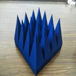 High Power Microwave Absorbing Foam Materials Rf Anechoic Chamber Absorber