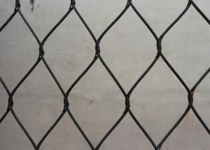 Wholesale High Durability Black Oxide Wire Rope Mesh / Animal Bird Cage Fencing CE Certificated from china suppliers