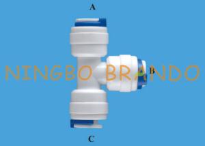Wholesale 1/4'' POM Union Tee Pipe Push In To Quick Connect RO Fittings from china suppliers