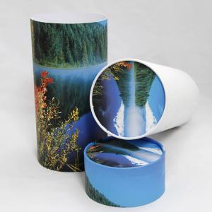 Wholesale Bio-Degradable Cylinder Kraft Paper Cans Packaging for Souvenir and Cosmetics Skincare from china suppliers