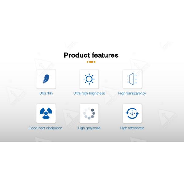 P7.8 Curtain See Through LED Screen 1000-6000 Nits Brightness