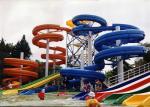 Spiral Water Slides For Holiday Resort Water Park Equipment Combination Water