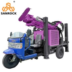 Wholesale Portable Water Well Drilling Rig with Diesel Engine and 45-70rpm Rotation Speed from china suppliers