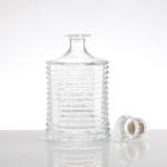 Customize Sealing Type 750ml 500ml Gin Whisky Spirit Vodka Brandy Bottle for