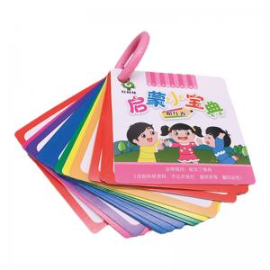 China 57*87mm Learning Flash Cards , OEM Baby Learning Picture Cards on sale