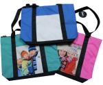 Colored Sublimation Diaper Bag Blanks Printable Canvas Mom Bag Sublimation
