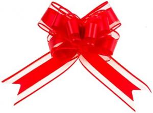 Wholesale Oem Odm 32mm Gift Box Decoration Red Pull Bows For Gift Baskets from china suppliers