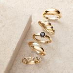 Micron Pave CZ 18K Gold Plated Stacking Chain Link 925 Sterling Silver Women's