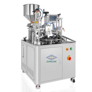 Wholesale Hot selling cosmetic product fill seal semi automatic tube filling and sealing machine for toothpaste from china suppliers