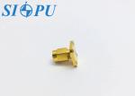 SMA Male RF Coaxial Connector – Microstrip Type, Flange Mount, Solder Terminatio