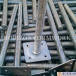 Tubular Scaffold Screw Jack , High Tensile Steel Adjusting Scaffolding Heights