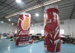 Tarpaulin Drinks Zip Top Inflatable Advertising Can With Blower