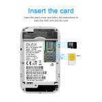 OLAX MF980L Mini Portable 4G Mobile Pocket Wifi Router Hotspot 150Mbps LCD
