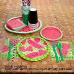 Fruit Party Decoration Tableware Disposable Paper Plate Set Fruit Punch Theme