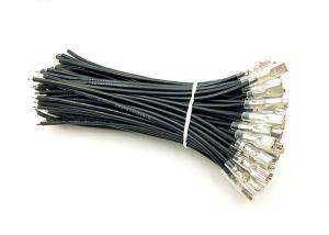 Wholesale 6.35*0.8 Female Fully Insulated Spade Crimp Terminal Nylon Wiring Spade Connectors from china suppliers