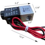 2P Series Solenoid Valve Single Coil Pilot Operated Electric 2 Position 5 Port