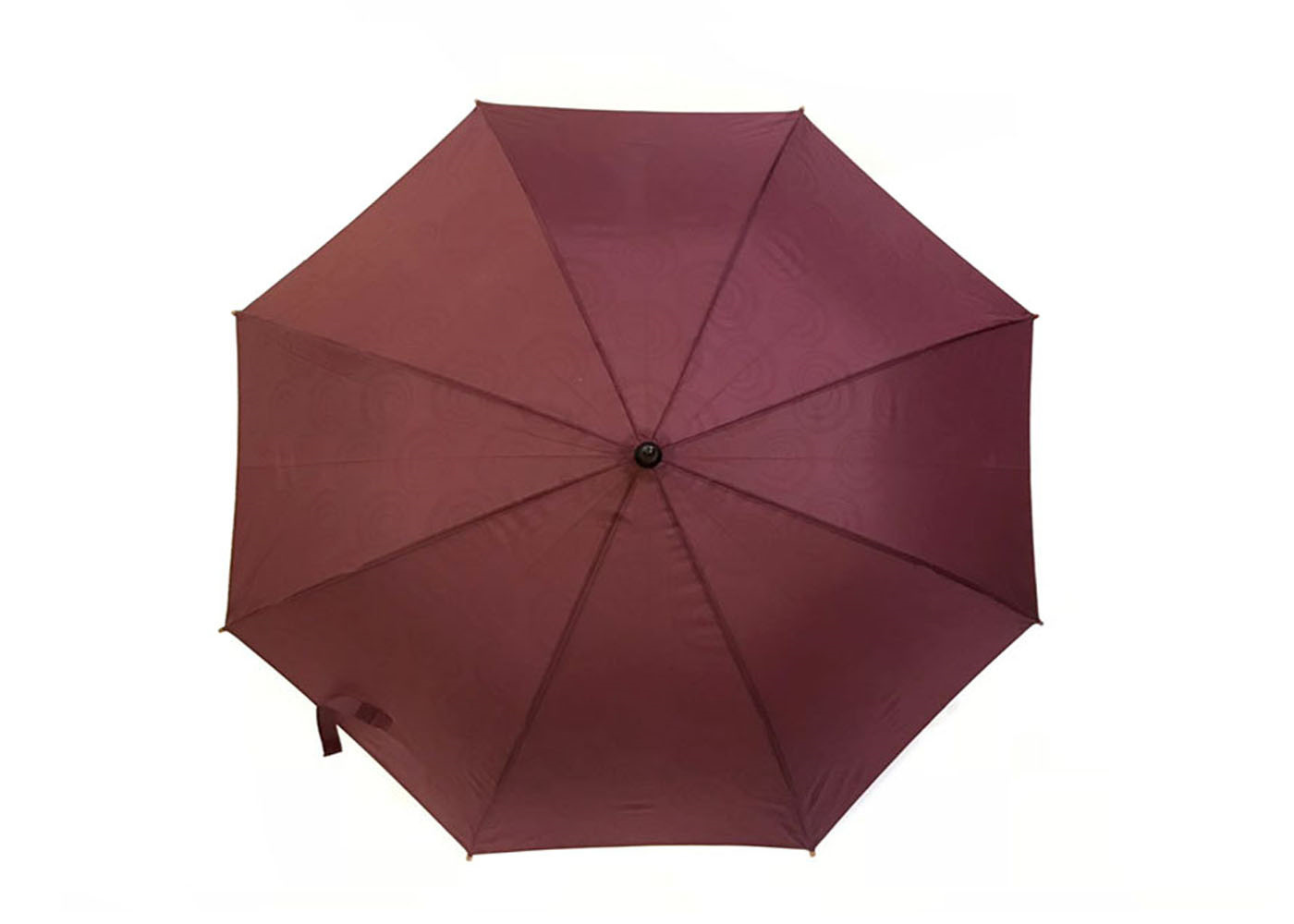 Portable Brown Wooden Handle Umbrella Extra Durable Strong For Heavy Winds