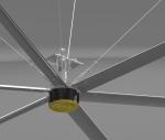 220 Volt Air Cooling Ventilation 5 Blade Ceiling Pmsm Fan