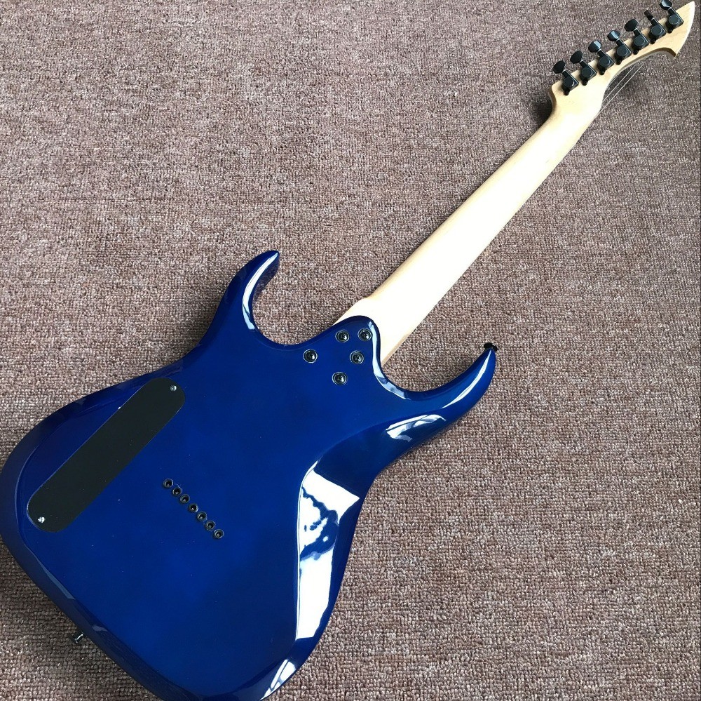 New Style.custom handwork 6 Strings blue Electric Guitar.Rosewood fingerboard guitarra.support customization gitaar